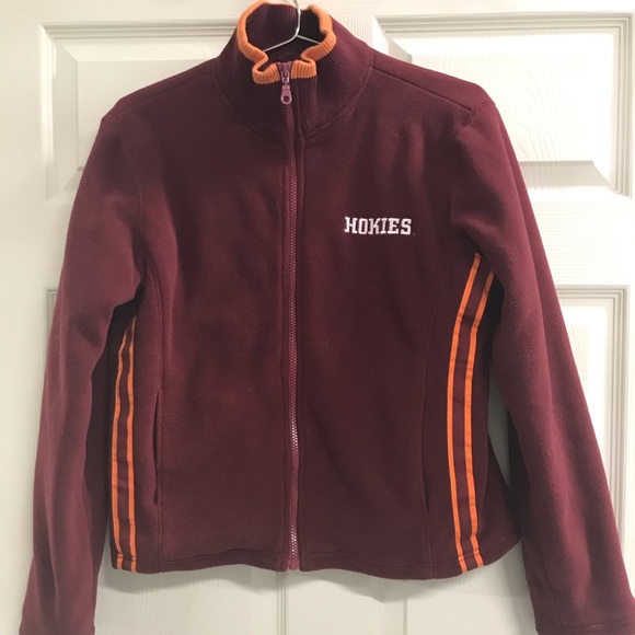 Virginia Tech Medium Women’s Fleece EUC, Foot Warmers VGUC and Mask NWOT - Picture 2 of 13